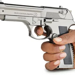Gun Shaped refillable Cigratte Lighter Flame Lighter myfirstdot Pocket Lighter-image-16