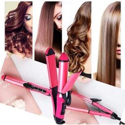 GLowcent 2in1 Ceramic Plate Essential Combo Beauty Set of Hair Straightner & Curler G49 Professional N-2009 2in1 Ceramic Plate Essential Straightener &hair curler C5 Hair Straightener-image-21