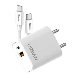 inbase in base Urban Sprint 20W 2-Port Fast Charger (Type C Cable, Quick Charge, White)-picture-21