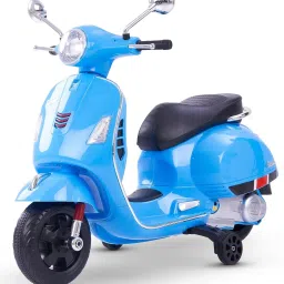 Vespa 12V Electric Ride On Scooter For Kids with Foot Accelerator 3-7Yrs Scooter Battery Operated Ride On-image-86