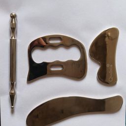 Qudsia Gua Sha massage Tool CB4 Acupuncture Pen & Gua Sha Massage Tools,Stainless Steel massage Tools Pack of 4 Massager-image-6