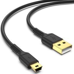 Darahs Micro USB Cable 2 A 1.5 m Plastic, Rubber Mini USB Cable, Standard USB 2.0 to Mini B Male Charger Cord Durable USB Mini to USB Charging Cable Compatible with PS3 Controller, MP3 Player, Camera, Dash Cam, Garmin GPS, Hero 3+-image-49