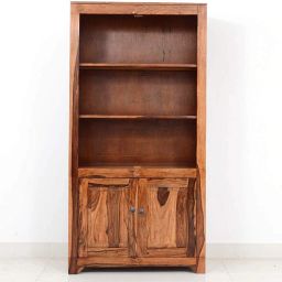 SHEESHAM Contemporary Solid Wood Open Book Shelf-image-24