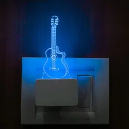 Guitar Acrylic led Night lamp for Birthday Gift 7 Color Changing Light with Plug Night Lamp-picture-17
