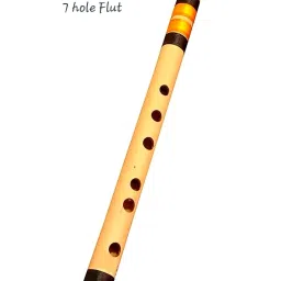 C Natural 19 inch 7 hole Professional & Beginners Bansuri Bamboo Flute-15