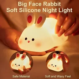 Bunny Night Lamp/Bunny Night Light /Rabbit Night Lamp /Rabbit Lamp Silicone Lamp Night Lamp-3