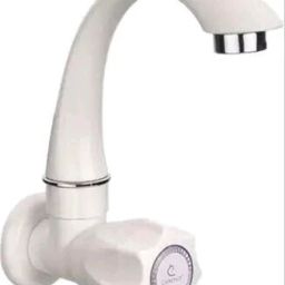 White Polo Kitchen Sink Cock PVC Tap Kitchen Mixer White POLO Sink Cock Sink Tap Faucet-image-6