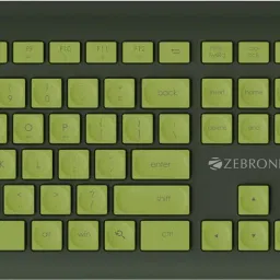 ZEBRONICS Zeb-Companion 203 Wireless Standard Desktop Keyboard Compatible with Desktop, Mac 2.4GHz Wireless, Copilot AI Key, 12 Multimedia Keys, 1600 DPI, for Windows & Mac�-8