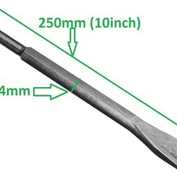inditrust Heavy duty L14X 250mm hammer SDS plus shank chisel bit (pack of 2) image 2