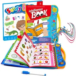 Intelligence Book Sound Book for Children, English Letters & Words Learning Book-image-9