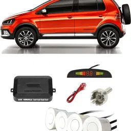 YB611 Silver Car Reverse Parking Sensor with LED Display 4 Sensor Y611 Parking Sensor-19
