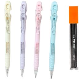 0.7mm Cute Mechanical Pencil Set Eraser on Top with 2 lead box Pencil Pencil-24
