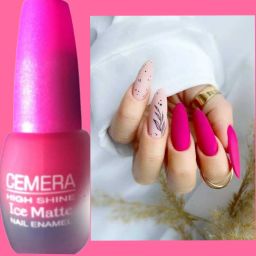 Pink Ice Matte Nail Polish | Rich Shade Pink-image-38