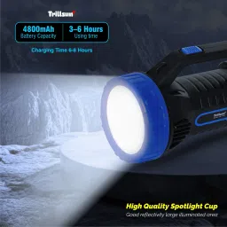 trillsun Multi-Function Long Range Lantern with A.C Rechargeable 6 hrs Torch Emergency Light image 5