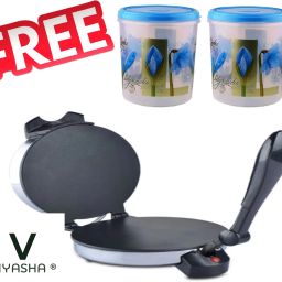 ®Indian Chapati Roti/Maker Free 2pcs container OR Roti and Khakra Maker-image-96