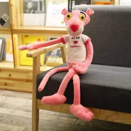 Pink Panther Plush Soft Toy | Cartoon Character Stuffed Doll for Kids & Gifting - 30 cm-image-9