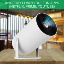CLAIRBELL Smart (Projector) 1080P & 4K Support Rotatable Design With Netflix/Prime etcO226 (4500 lm / 1 Speaker / Wireless / Remote Controller) Portable Projector-10