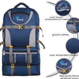 50L Expandable Backpack for Travel, Hiking, and Mountaineering For Men And Women Rucksack - 50 L-image-69