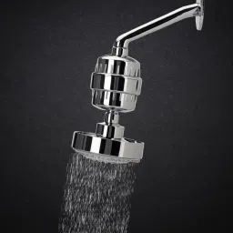 Overhead mist shower with shower filter Shower Head (Chrome) Fixed Mount-image-2