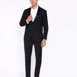 Men Two Piece Suit Solid Suit-image-75