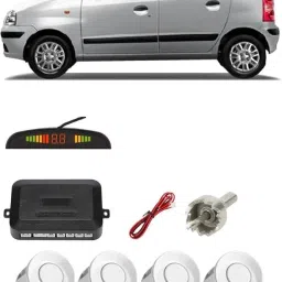 AB196 Silver Car Reverse Parking Sensor with LED Display 4 Sensor A196 Parking Sensor-image-84