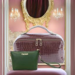 Women Brown Cosmetic Bag-image-98