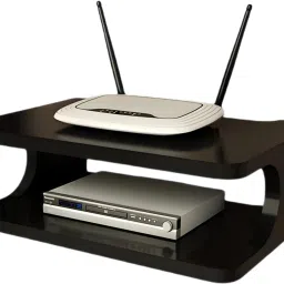 Dime Store Set top Box Stand | WiFi Router Holder Wooden Wall Shelves Wooden Wall Shelf-picture-9