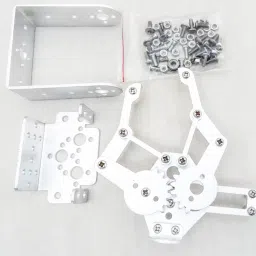 Full Set DIY 2DOF Robot Arm Manipulator Claw+2pcs Servo Brackets(Not Assembly) Kit image 1