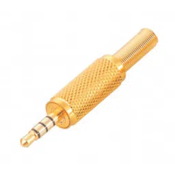 MX 4 Pole EP Stereo Male Plug Connector 3.5mm with Spring Gold Plated (MX-1723)-24