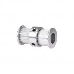 Aluminum GT2 Timing Double Head Pulley 20 Tooth 8mm Bore For 6mm Belt-2