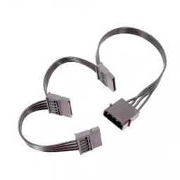 4PIN (Large) IDE 1 Input to 10 SATA Output Hard Disk Power Cord-13