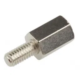 M4x10mm Male to Female Nickel Plated Brass Hex Standoff Spacer - 5 Pieces pack-image-98