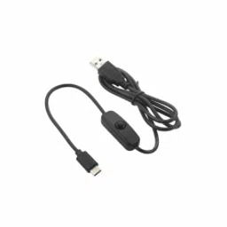 5V 3A USB to Type C Cable With ON/OFF Switch Power Control for Raspberry Pi 4B (1 Meter Black)-7