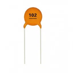 0.001uF - (102) Ceramic Capacitor - 5 Pieces pack-image-1