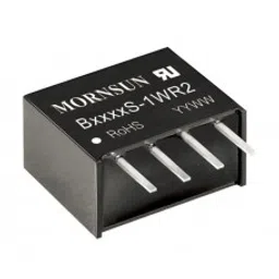 B1215S-1WR2 Mornsun 12V to 15V DC-DC Converter 1W Power Supply Module - Compact SIP/DIP Package-15