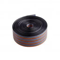 26AWG Pure Copper 40pin Dupont Wire Flexible Rainbow Color Flat Ribbon Cable - 5 Meter-image-51