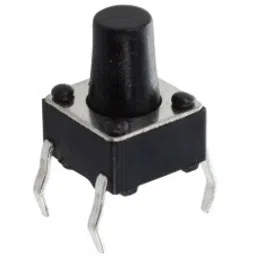 6x6x7mm Tactile 4 Pin Push Button Switch - 5 Pieces Pack-52