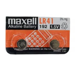 Maxell LR41 (Original) 1.5V Alkaline Button cell Battery - 2 Pieces Pack-31