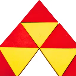 the labworld Similar Triangles Ratio Math Learning Set, 32 Pieces, Soft Foam Triangles image 2