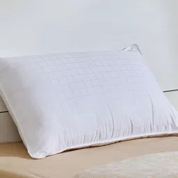 Home Centre White Cotton Sleep Pillow-27