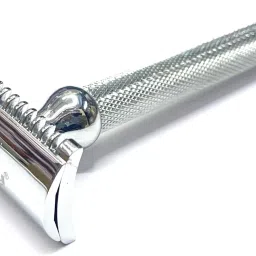 DOUBLE EDGE BRASS SAFETY RAZOR (T7001-OC) OPEN COMB, Men-6