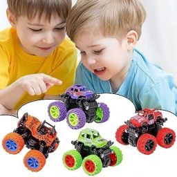 4x4 Stunt Monster Trucks for Kids|Push and Go Friction Powered Stunt Cars|434-image-52