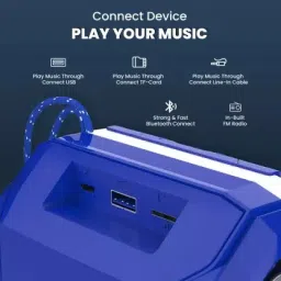 Shigul TG-162 wireless bluetooth speaker dj light with complitble all bluetooth device. Speaker Mod image 2