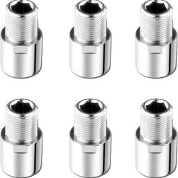 2 INCH Extension Faucet, Chrome Plated Pack of 6 Faucet Nozzle-image-52