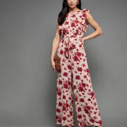 Floral Print Women Jumpsuit-image-80