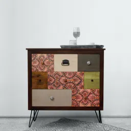 fabuliv Thomas Sheesham Wood Chest of Drawer in Walnut Finish-picture-36