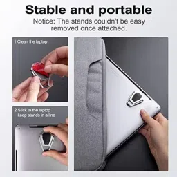 AILEXIM Mini Sturdy, Portable & Invisible Laptop/Tablet Riser Stand | Universal Laptop Stand image 5