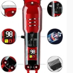 rising sun Hair trimmer led display rechargeable for mans Body Groomer 120 min Runtime 4 Length Settings-image-0