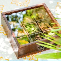 Spice Set Wooden, Glass-picture-46