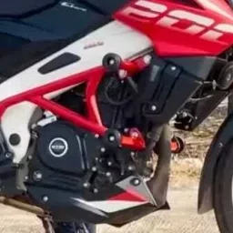 Heavyy Duty Frame With Slider Red Crash Guard for Pulsar NS 200-5